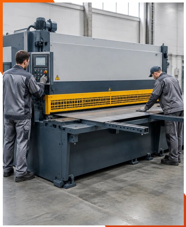 Монтаж и пусконаладка гильотинных ножниц в Анжере-Судженске